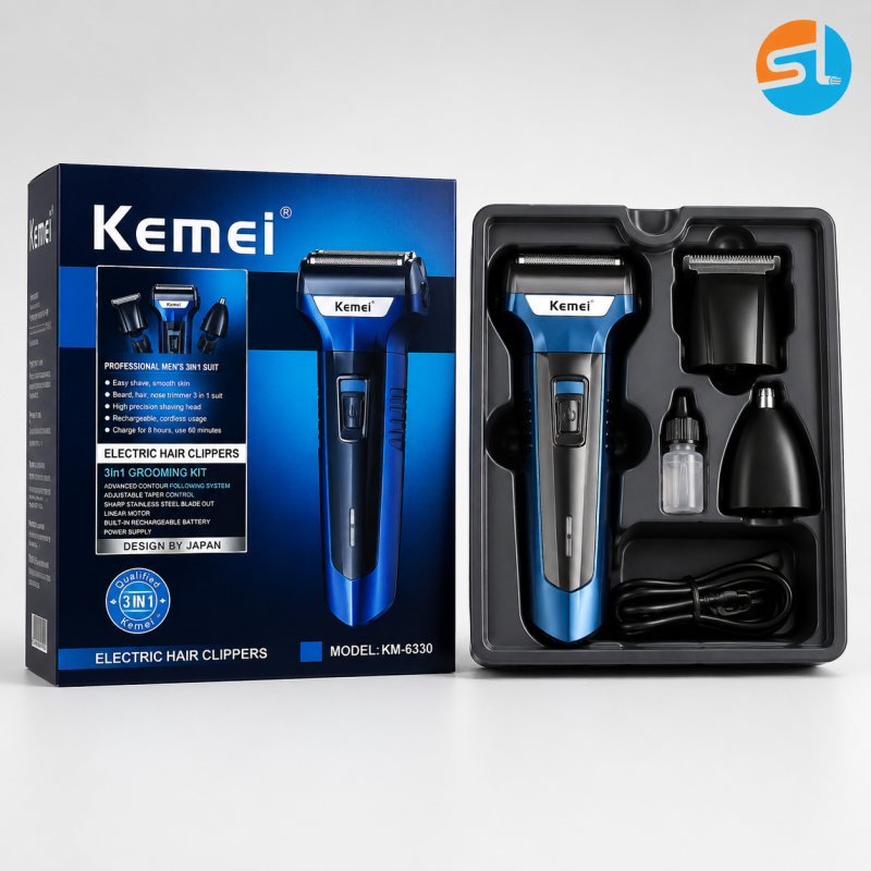 Kemei KM-6330 Original 3-in-1 Grooming Kit